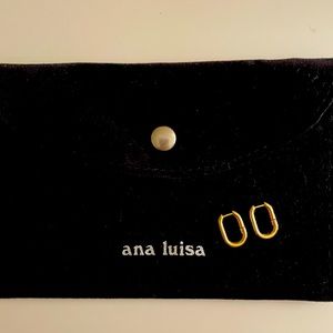 Ana Luisa gold hoops WORN ONCE
